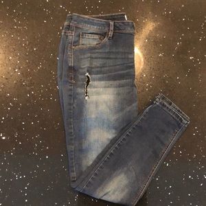 Kensie Skinny Ankle Jeans